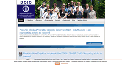 Desktop Screenshot of drustvo-doio.si